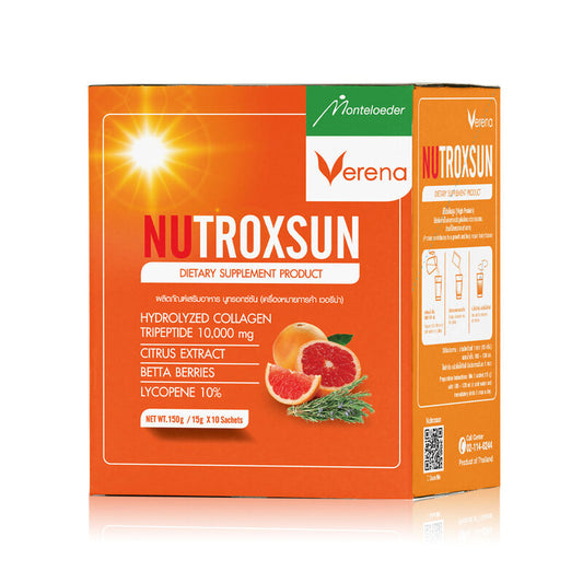 Verena Nutroxsun Collagen Tripeptide 10000mg Dietary Supplement 15g x 10 Sachets
