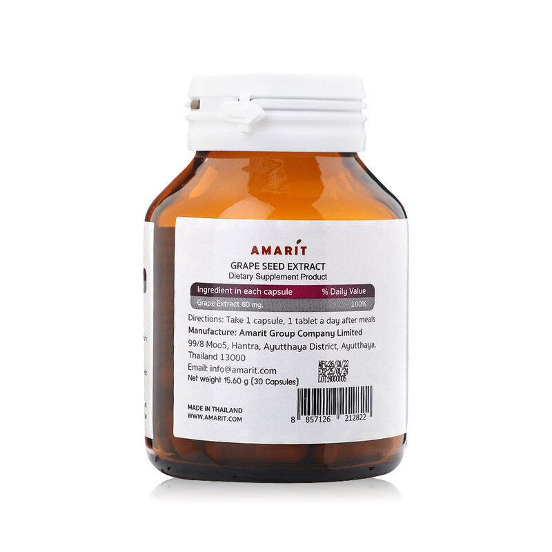 AMARIT Grape Seed Extract 30 Capsules