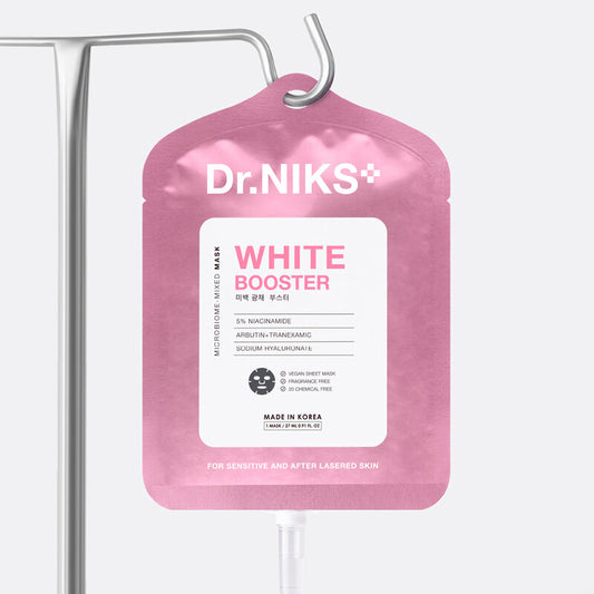 Dr.NIKS White Booster Microbiome-Mixed Mask 27ml x 3pcs