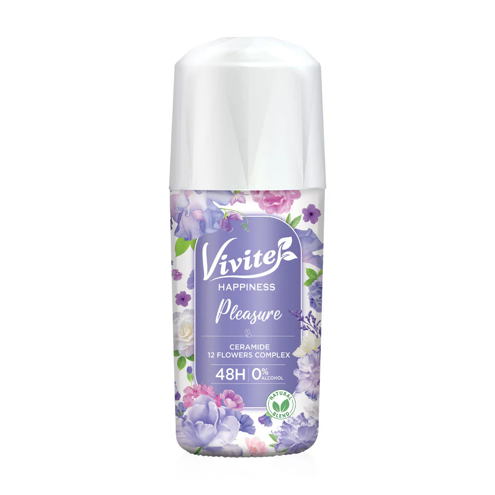 Vivite Happiness Pleasure Floral Whitening Roll-On 40ml