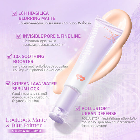 barenbliss Locklook Matte & Blur Primer 20g