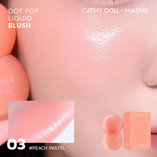Cathy Doll x Maeng Dot Pop Liquid Blush 4g #03 Peach Pastel