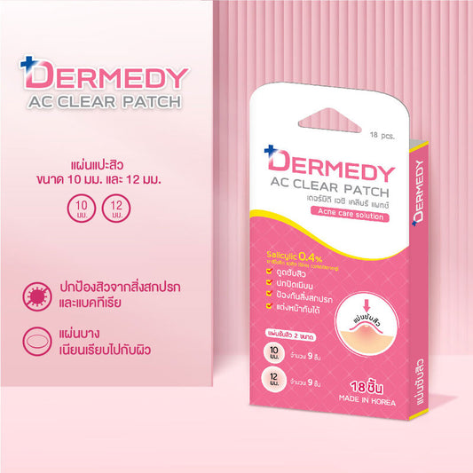 DERMEDY Ac Clear Patch Acne Patch 18 Dots x 2pcs