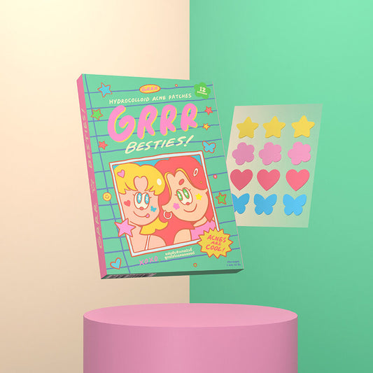 grrrbeauty Hydrocolloid Acne Patches 12 Dots #Besties