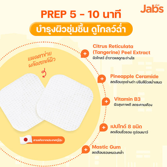 Jabs Weekly Toner Pad Glow On Gorgeous 7 Sachets