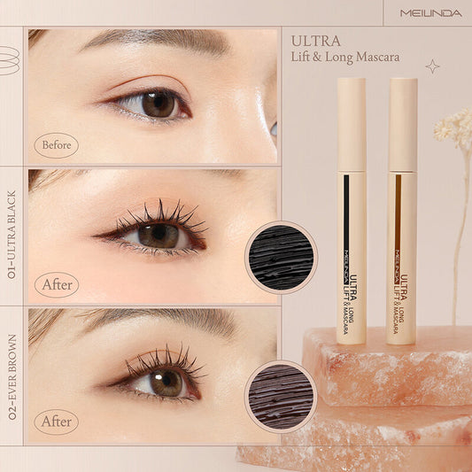 Mei Linda Ultra Lift And Long Mascara 10ml #02 - Ever Brown