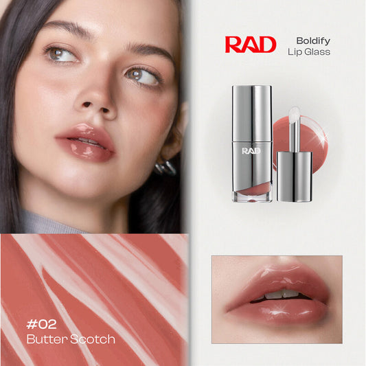Rad Boldify Lip Glass 4g #02 Butter Scotch
