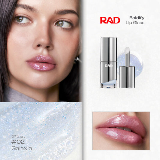 Rad Boldify Lip Glass 4g #02 Galaxia Glitter