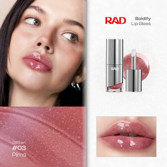 Rad Boldify Lip Glass 4g #03 Pims Glitter