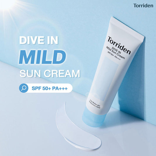 Torriden Dive In Low Molecular Hyaluronic Acid Mild Sun Cream SPF50+ PA++++ 60ml