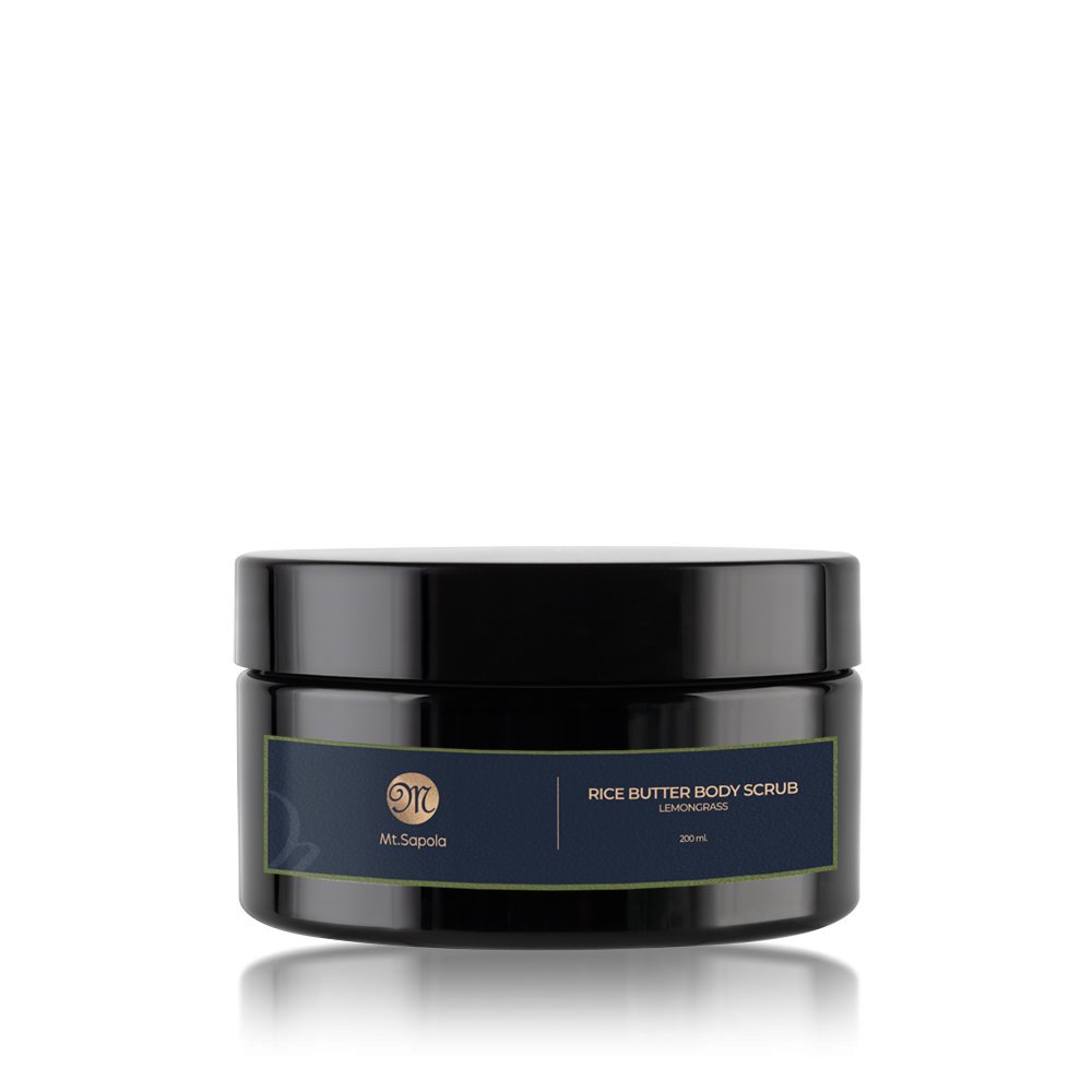 Mt. Sapola Rice Butter Body Scrub - Lemongrass 200 ml.
