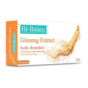 Hi-Balanz Ginseng Extract 30 Capsules Dietary Supplement 300mg