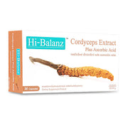 Hi-Balanz Cordyceps Extract Plus Ascorbic Acid Dietary Supplement 30 Capsules