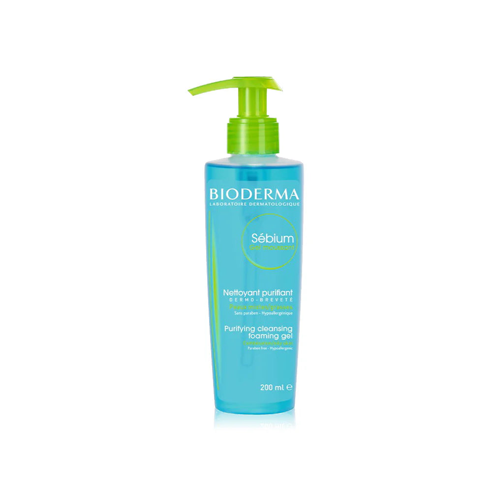 Bioderma Sebium Gel Moussant Facial Cleansing Gel 200ml