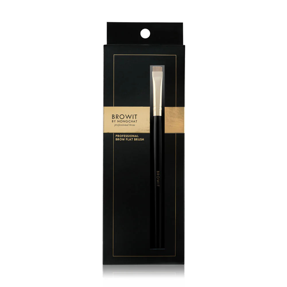 Browit Brow Flat Brush - High-Quality Mink Hair