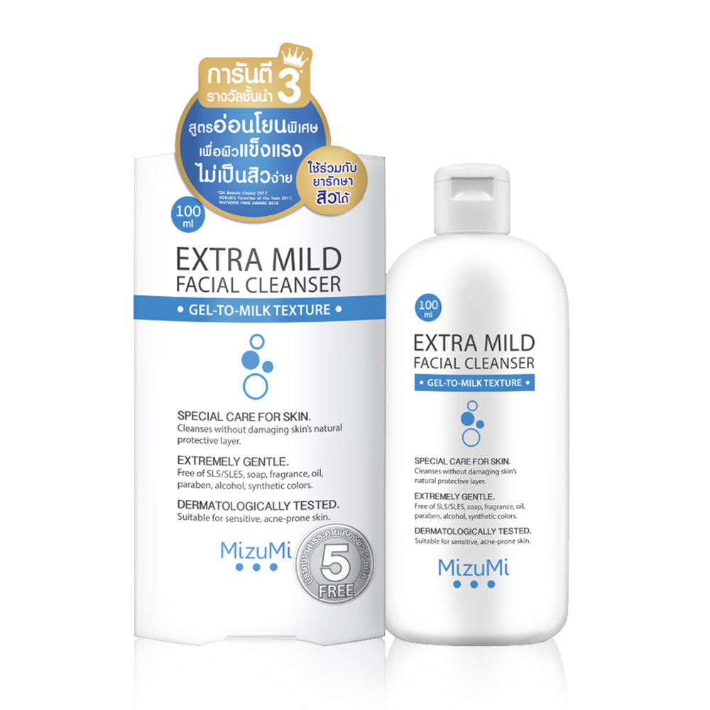 MizuMi Facial Cleanser - Extra Mild Gel Formula