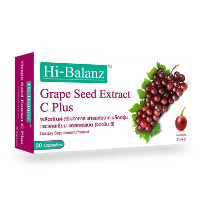 Hi-Balanz Grape Seed Extract C Plus 30 Capsules