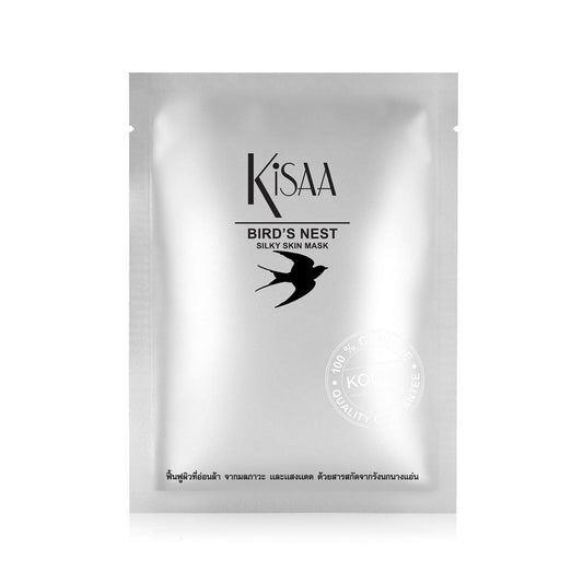 Kisaa Silky Skin Mask - Bird's Nest & Gold Formula - Beauty Buddy