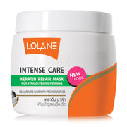 Lolane Intense Care Keratin Repair Mask for Straightening & Perming 200g