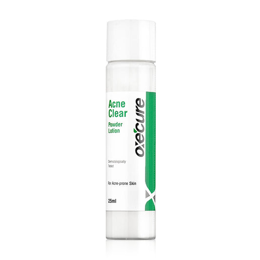 Oxe Cure Powder Lotion - Acne Clear Formula for Prone Skin