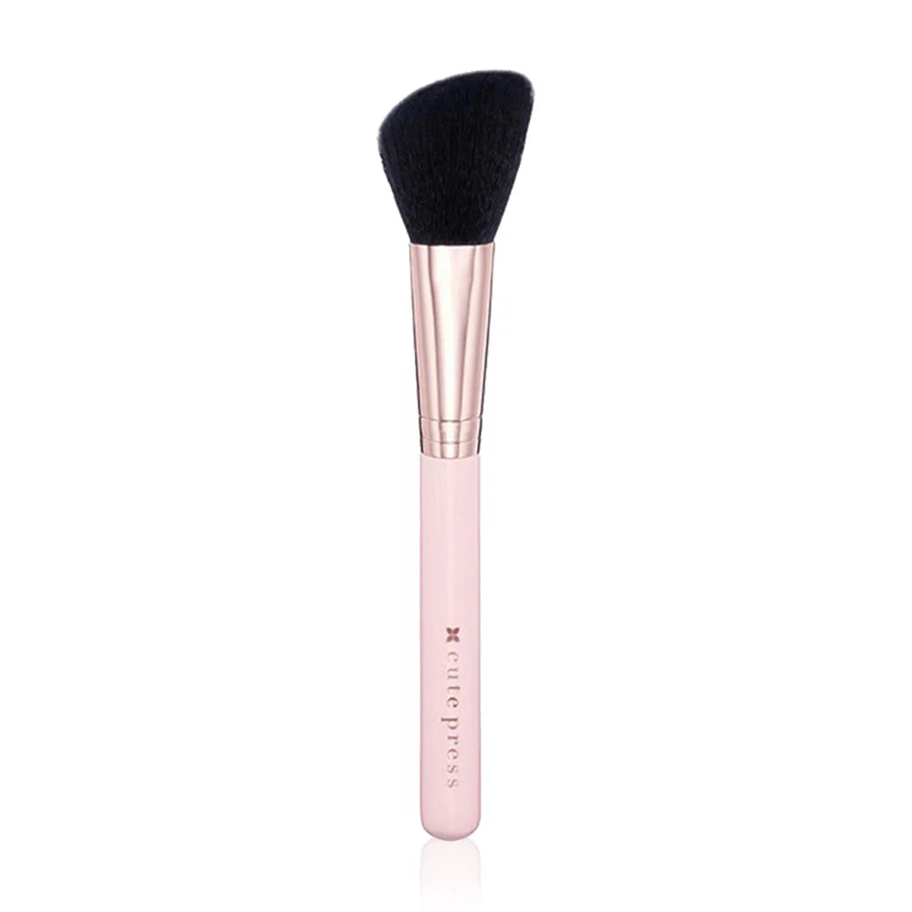 Cute Press Angle Brush - Rose Gold Edition for Blush and Contour - Beauty Buddy