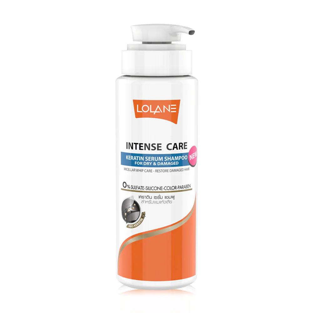 Lolane Intense Care Keratin Serum Shampoo For Dry & Damaged 400ml