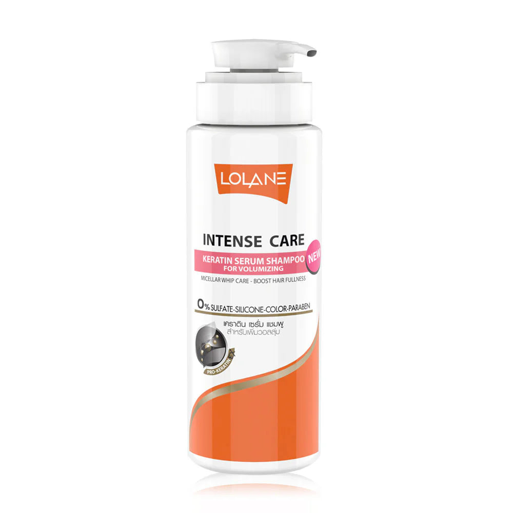 Lolane Intense Care Keratin Serum Shampoo For Volumizing 400ml