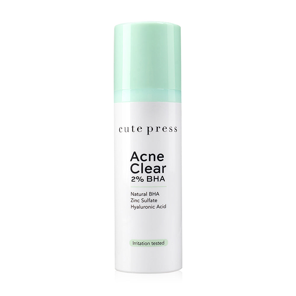 Cute Press Facial Gel - 2% BHA for Acne and Blackheads - Beauty Buddy