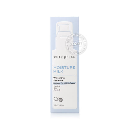 Cute Press Whitening Essence - Milk Protein & AHA Formula - Beauty Buddy