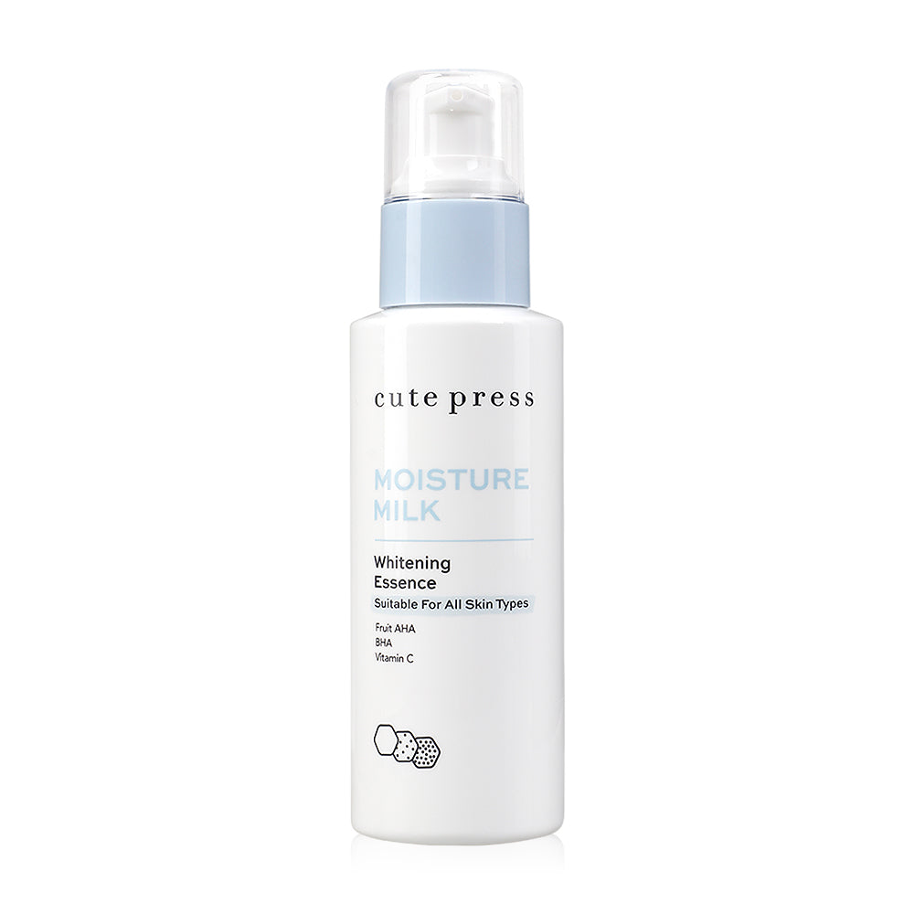 Cute Press Whitening Essence - Milk Protein & AHA Formula - Beauty Buddy