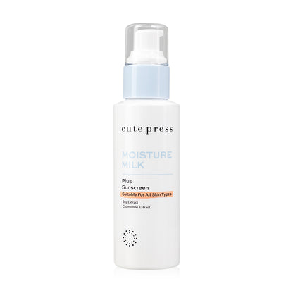 Cute Press Sunscreen - Moisture Milk with Soy & Chamomile Extract - Beauty Buddy