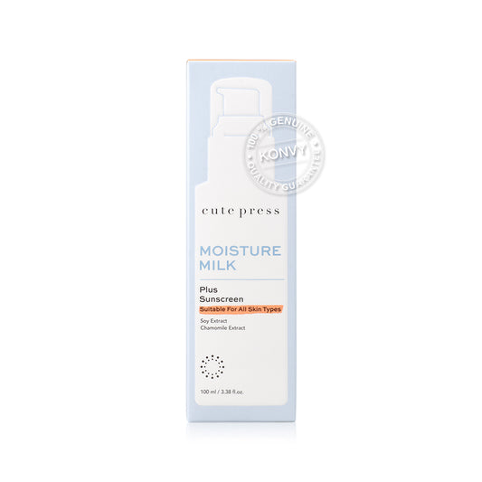 Cute Press Sunscreen - Moisture Milk with Soy & Chamomile Extract - Beauty Buddy