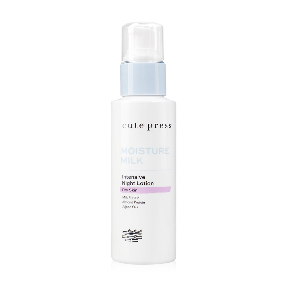 Cute Press Night Lotion - Moisture Milk with Almond Seed Protein - Beauty Buddy