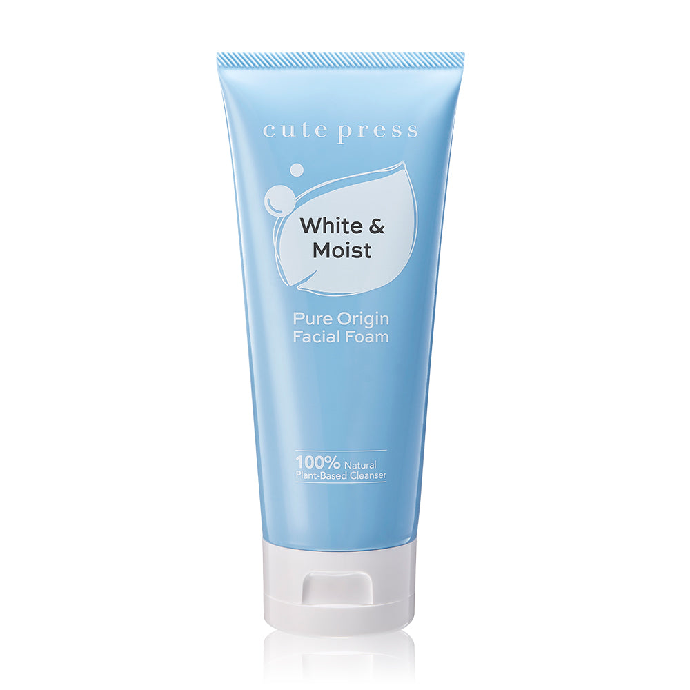Cute Press Facial Foam - White & Moist Formula - Beauty Buddy