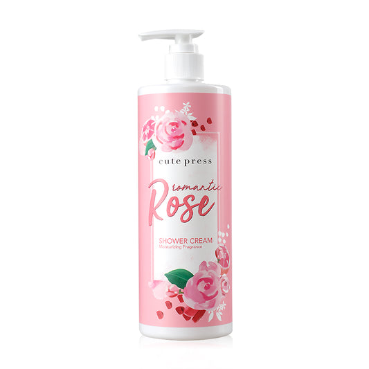 Cute Press Shower Cream - Romantic Rose Fragrance 490ml - Beauty Buddy