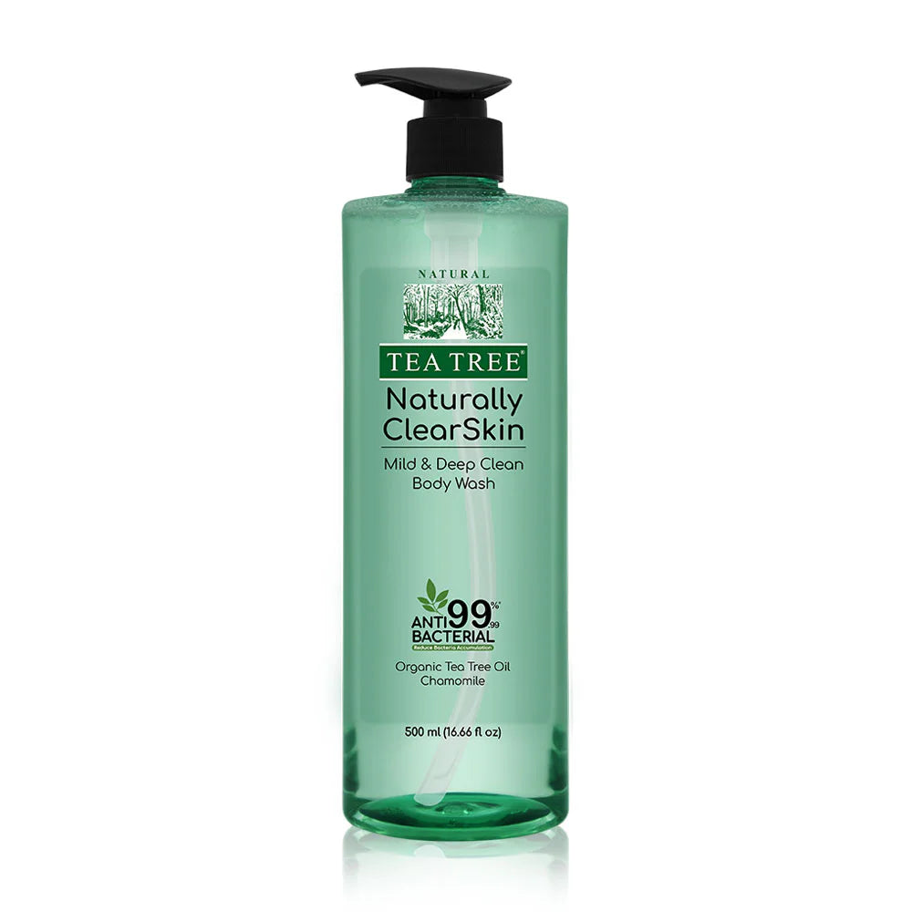 Tea Tree Naturally Clear Skin Mild & Deep Clean Body Wash 500ml
