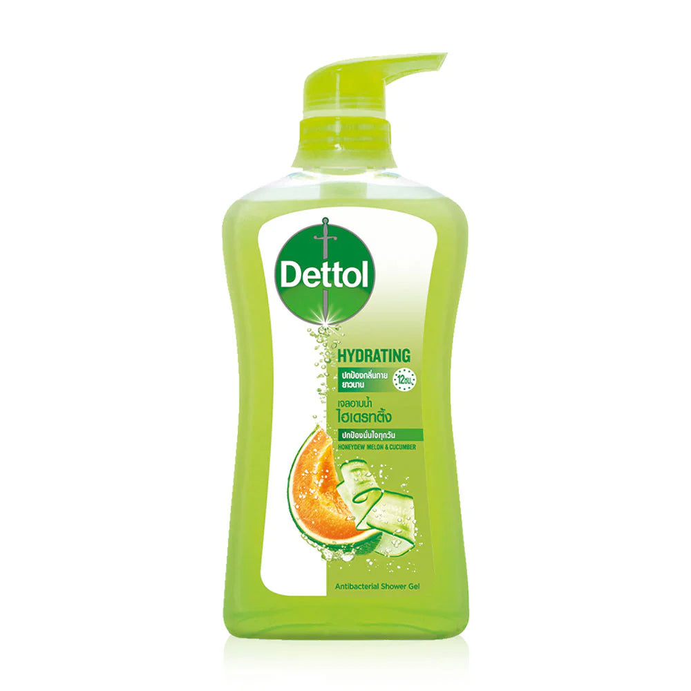 Dettol Shower Gel Anti-Bacteria Hydrating Honeydew Melon & Cucumber 500ml