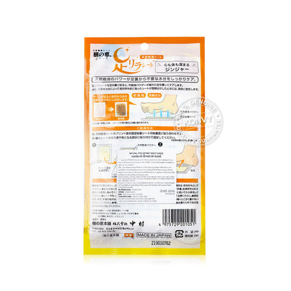 NAKAMURA Ashirira Ginger 2 Sheets Foot Patch