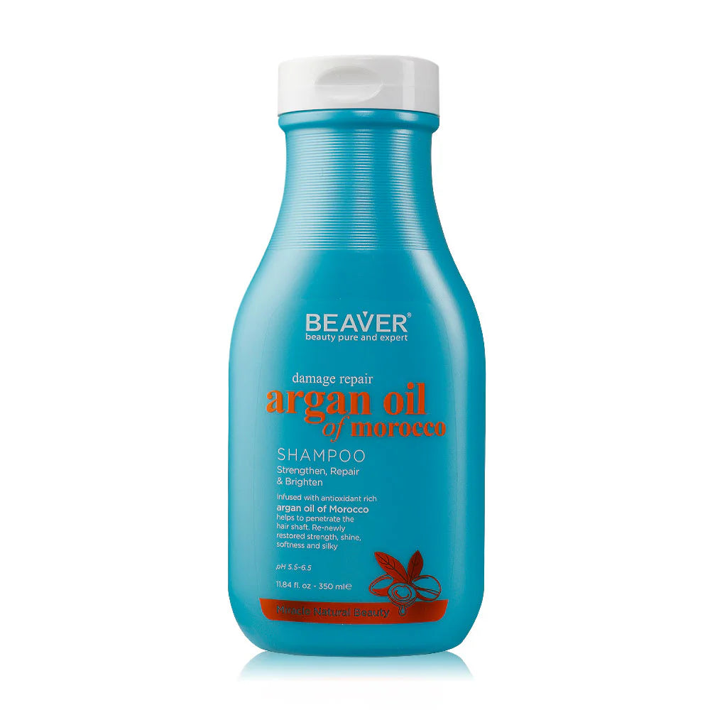 Beaver Repairing Argan Oil & Keratin Shampoo 350ml