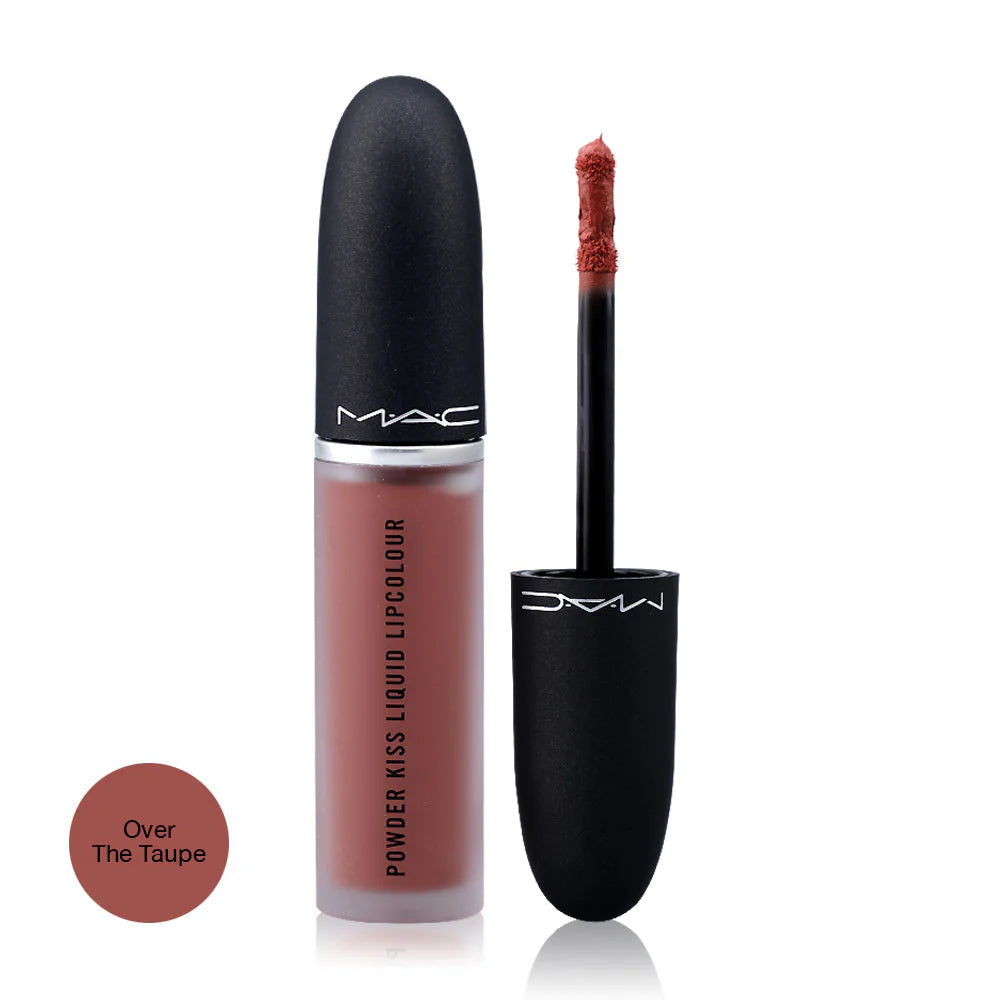 MAC Powder Kiss Liquid Lipcolour 5ml - #Over The Taupe