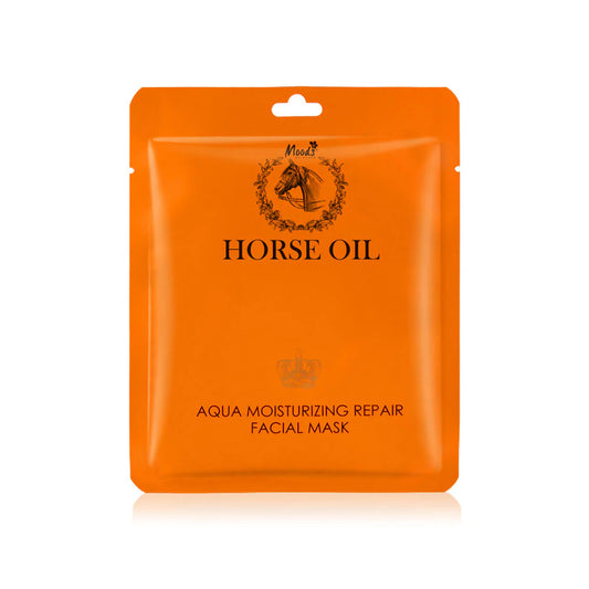 Moods Skin Care Horse Oil Aqua Moisturizing Repair Facial Mask 30ml
