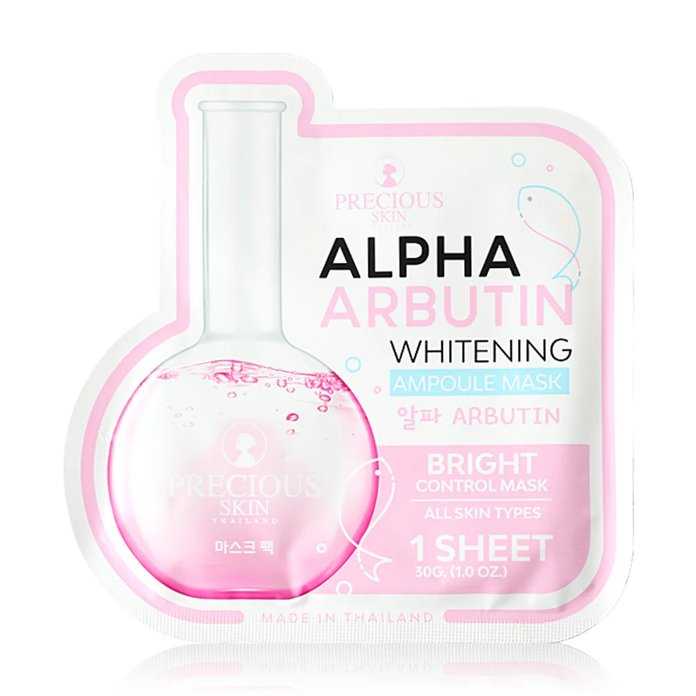 Precious Skin Thailand Ampoule Mask - Alpha Arbutin Whitening - Beauty Buddy
