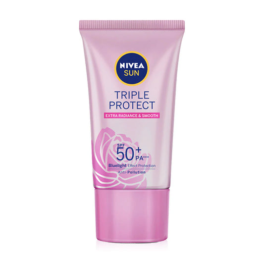 NIVEA Sunscreen - Triple Protect Extra Radiance SPF50+/PA+++ - Beauty Buddy
