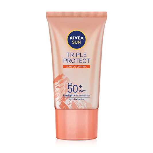 NIVEA Sunscreen Serum - Triple Protect Acne Oil Control SPF50+ - Beauty Buddy