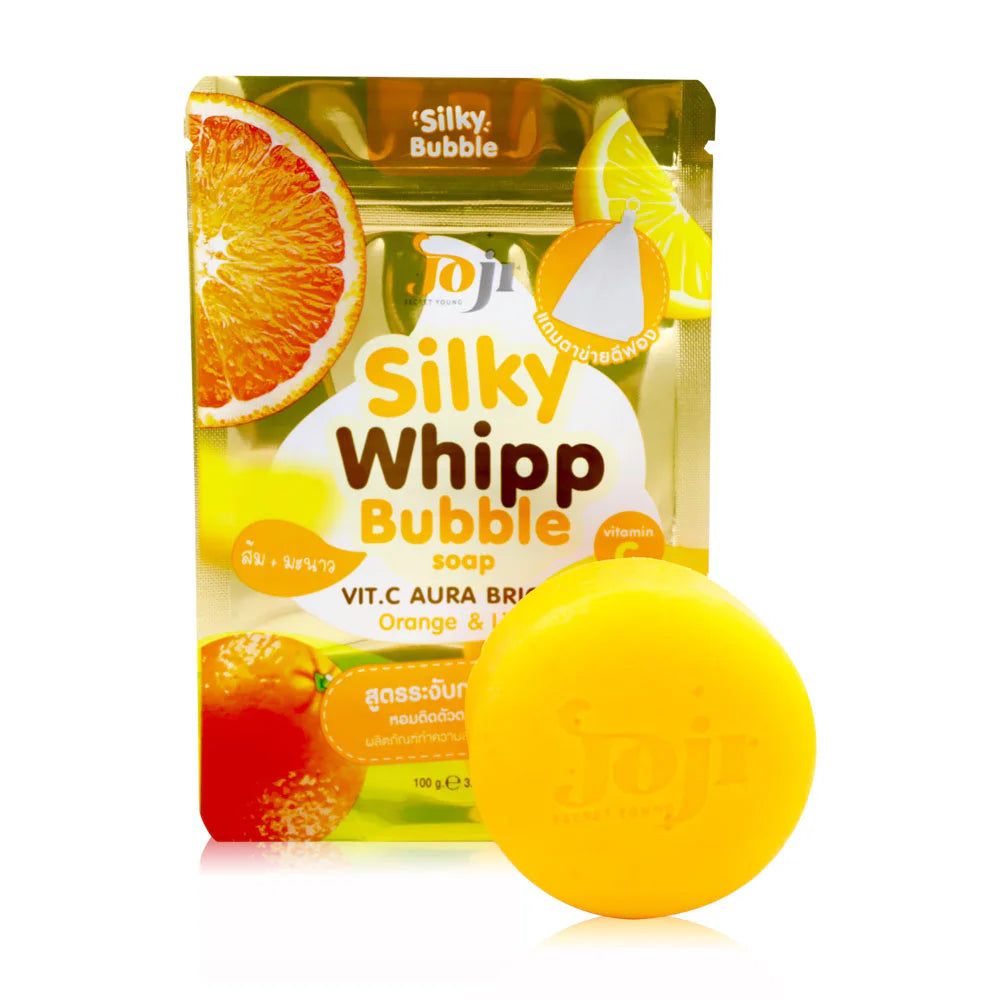 Joji Secret Young Silky Whipp Bubble Soap VitC Aura Bright 100g