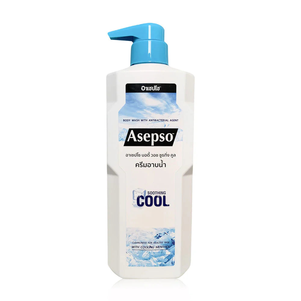 Asepso Body Wash Soothing Cool 500ml Asepso Shower Cream