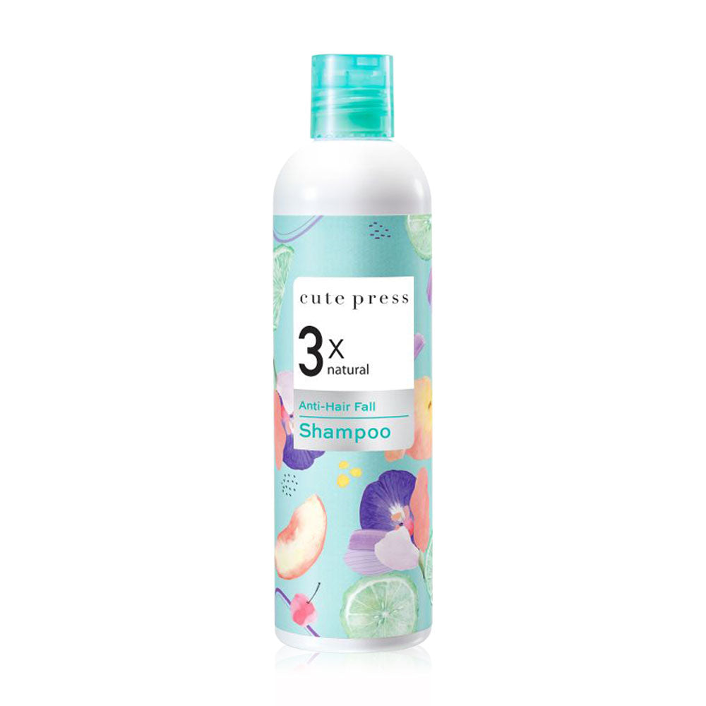 Cute Press Anti-Hair Fall Shampoo - 3 Natural Extracts, 300ml