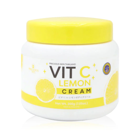 Precious Skin Thailand Body Cream - Vitamin C & Lemon 200g - Beauty Buddy