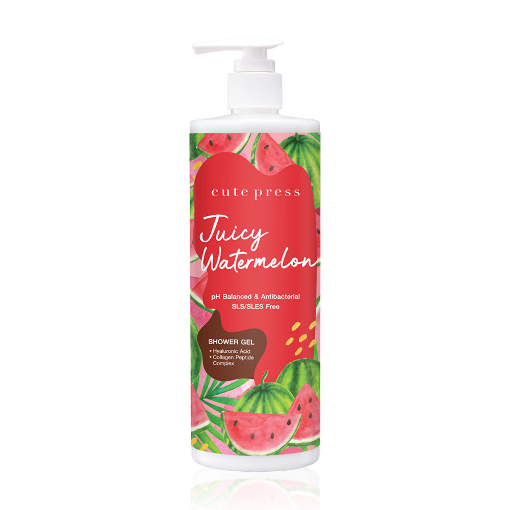Cute Press Shower Gel - Juicy Watermelon, pH Balanced & Antibacterial - Beauty Buddy