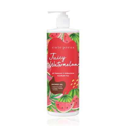 Cute Press Shower Gel - Juicy Watermelon, pH Balanced & Antibacterial - Beauty Buddy